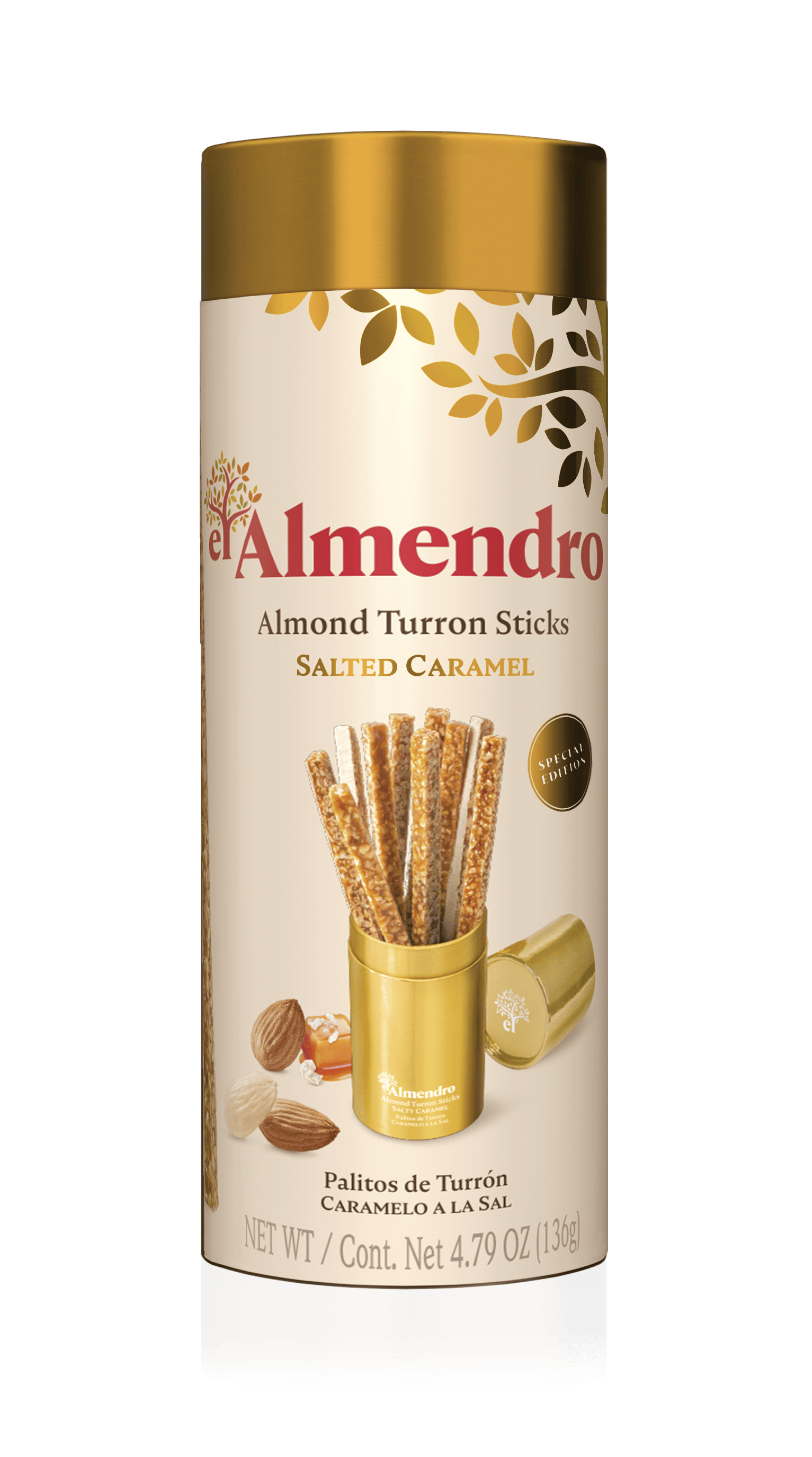 Almond Turron sticks salted caramel