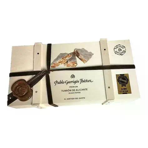 Handmade Hard Marcona Almond Nougat - Turron de Alicante Madera by Pablo Garrigo Ibañez