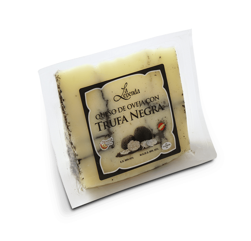 Sheep's Cheese with black truffle by La leyenda