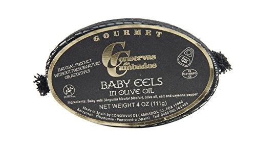 Baby eels in EVOO by Cambados