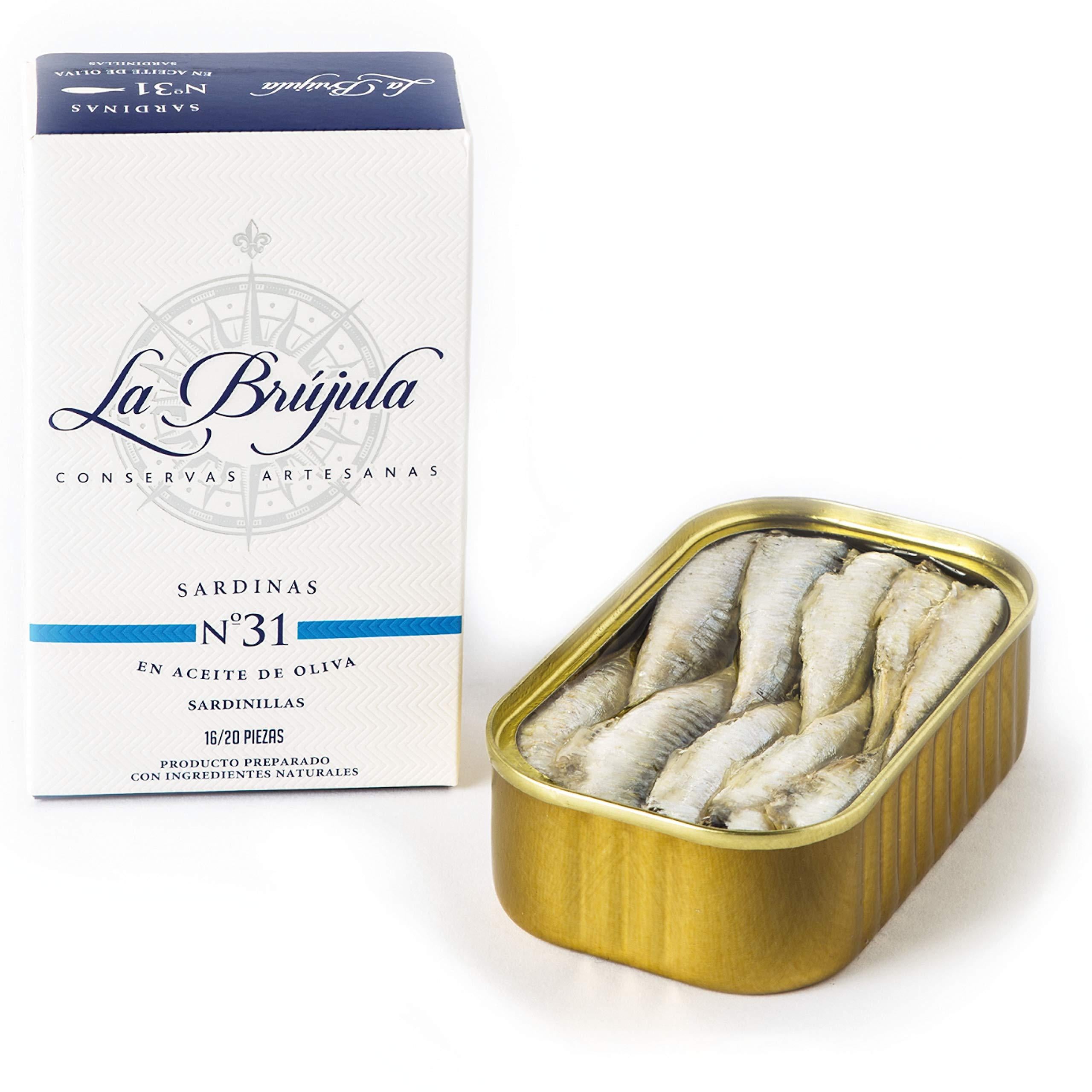 Sardines in Olive Oil (N34) by La Brujula