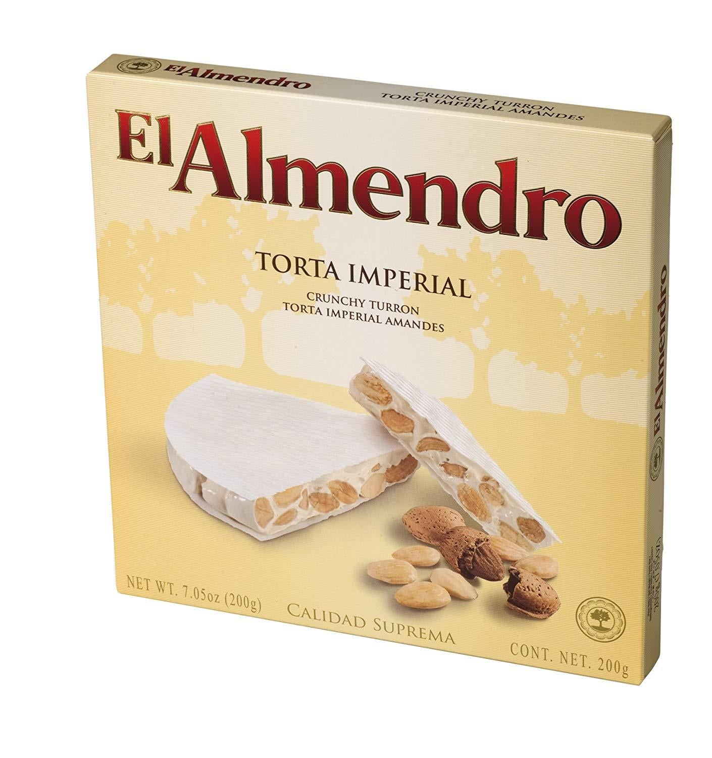 Crunchy Almond Turron Round by El Almendro