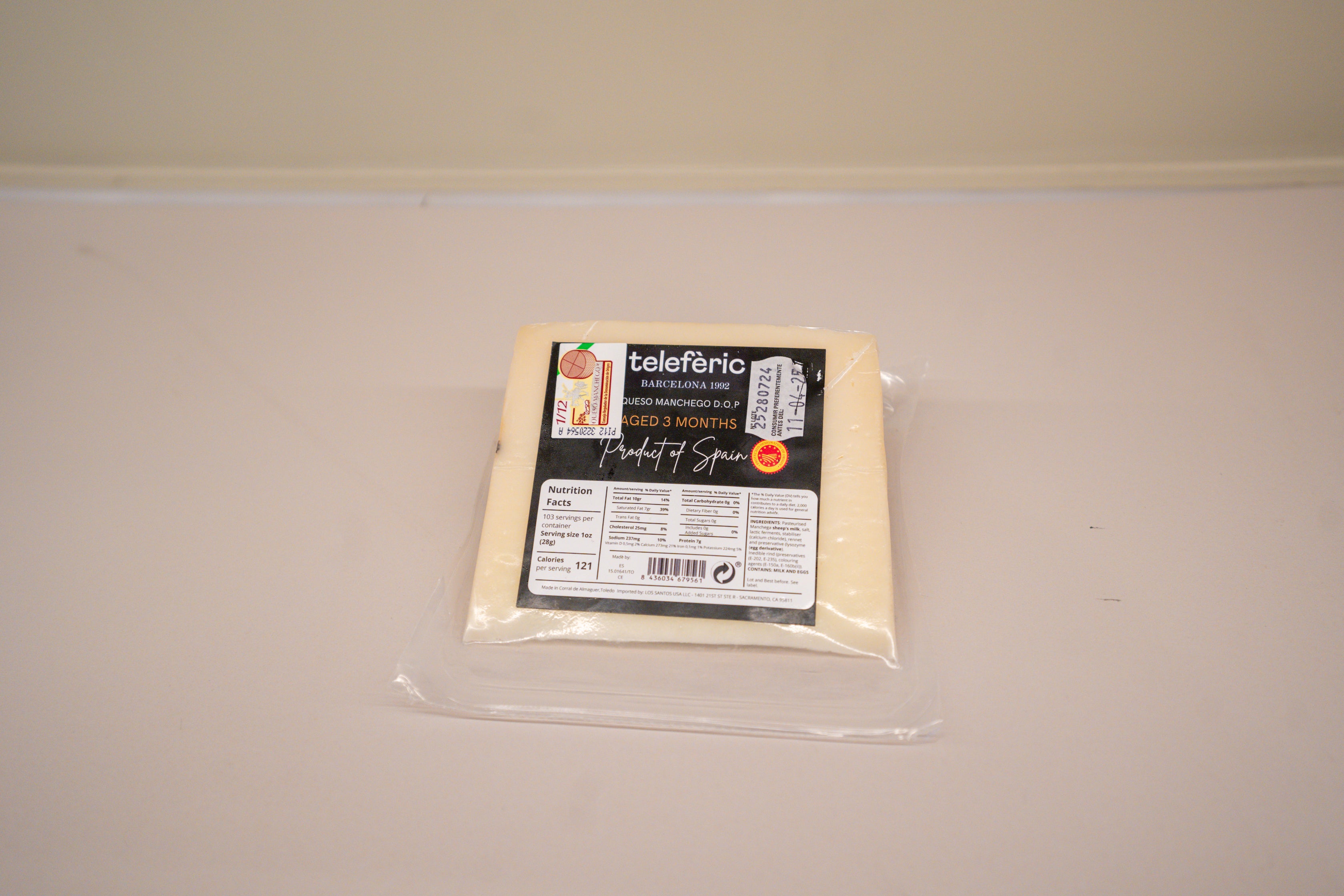 Manchego Semicurado Cheese Telefèric