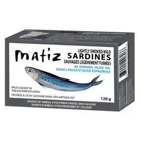 Lightly Smoked Sardines in Olive Oil Matiz