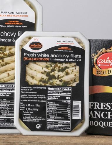 "Boquerones" - White Anchovy Fillets in Vinager & Olive Oil by Arlequin