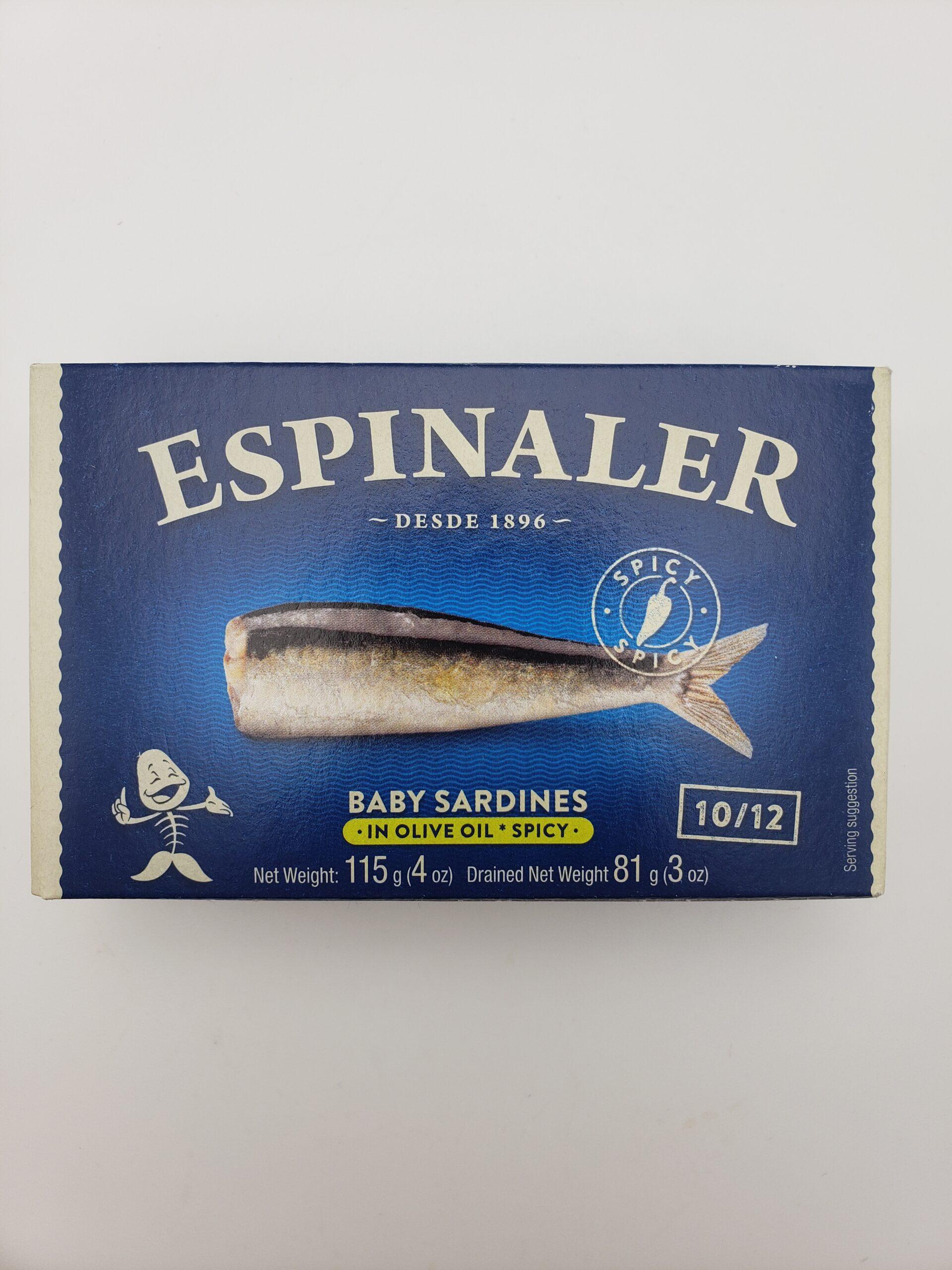 Baby Sardines in Spicy Olive Oil by Espinaler