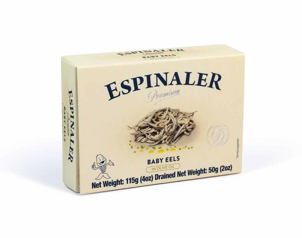 Baby Eels in Olive Oil by Espinaler