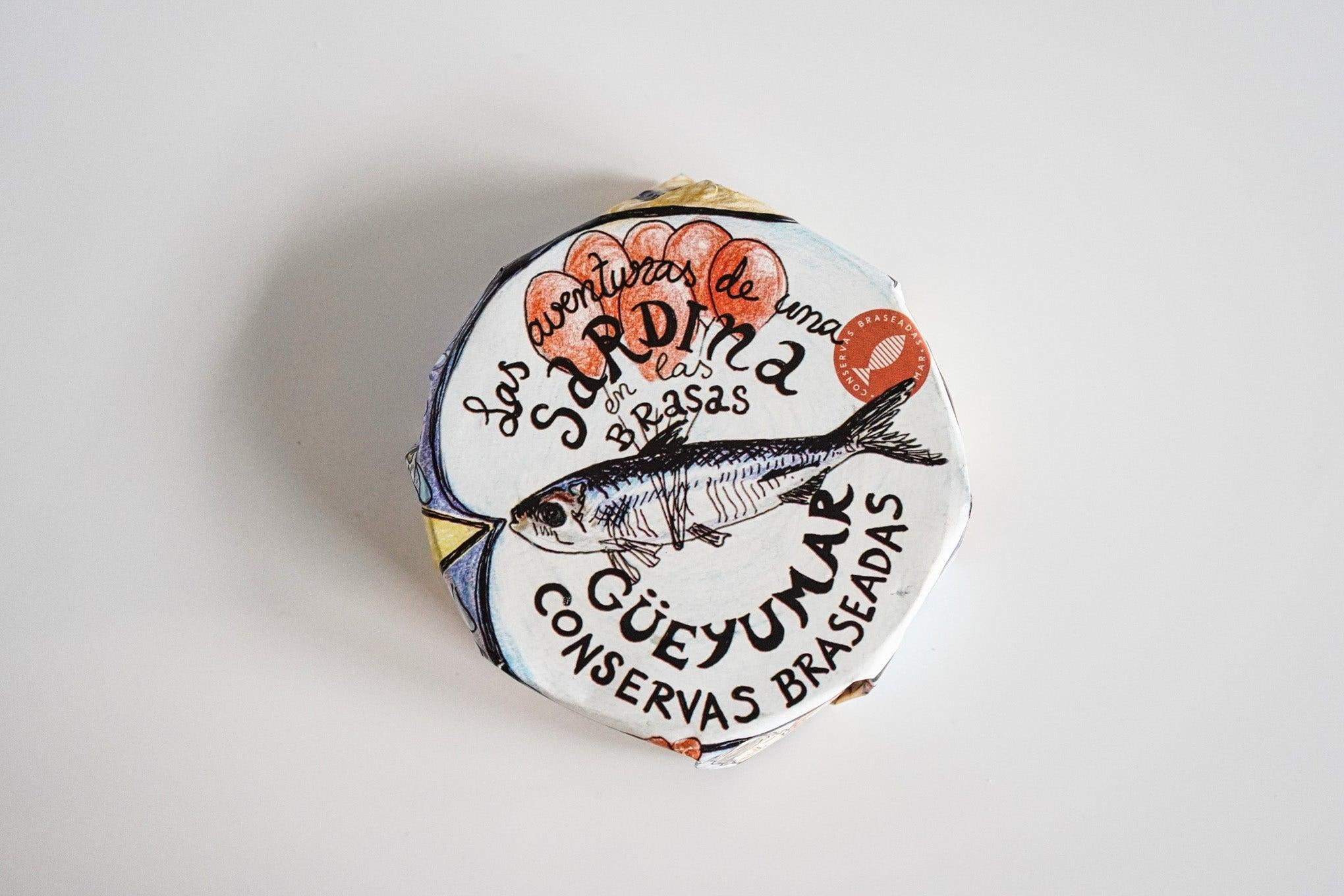 Grilled Sardines Smoked In EVOO Olive Oil By Gueyumar