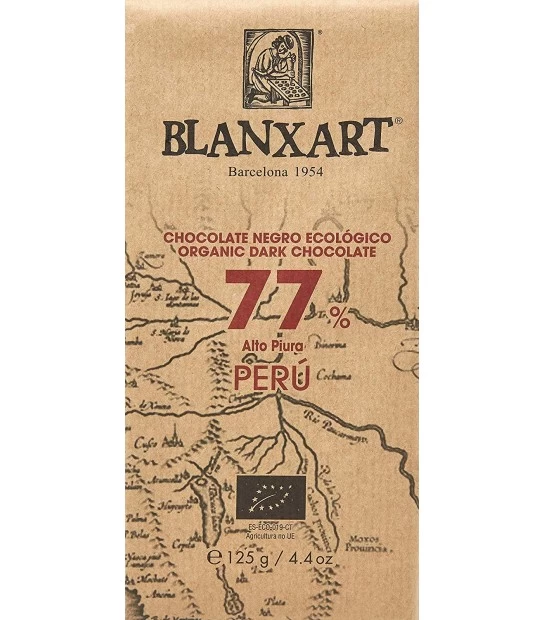 Cocoa 77%  Pero Organic by Blanxart