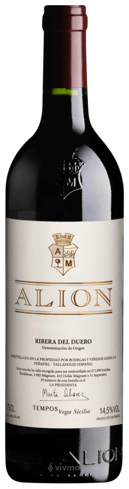 Vega Sicilia Alion I D.O Ribera del Duero