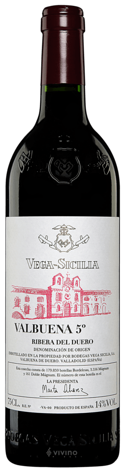 Vega Sicilia Valbuena 5 | D.O Ribera del Duero